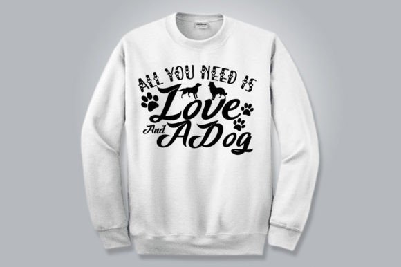 ALL YOU NEED is LOVE and a DOG, SVG Graphics