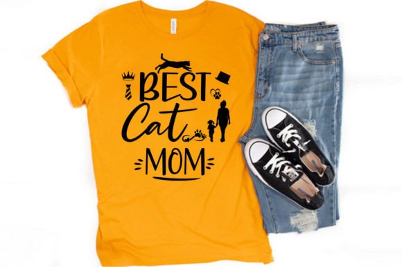 BEST CAT MOM Graphics for T-Shirt Designs