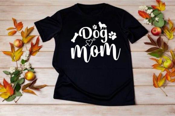 DOG MOM SVG Vector Graphics for T-Shirt Designs