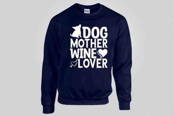 Dog Mother Wine Lover 1, SVG Graphics