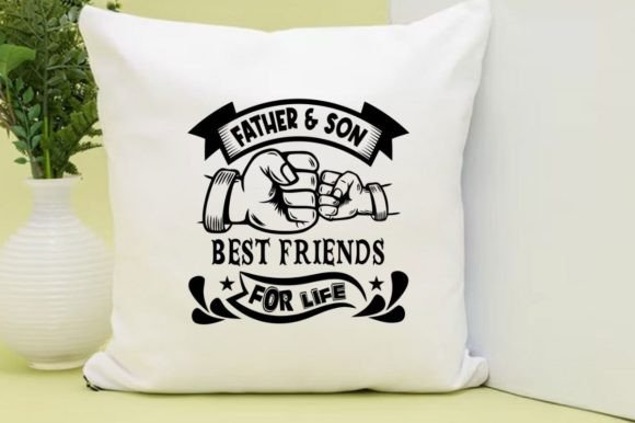 FATHER SON BEST FRIENDS for LIFE SVG Graphics