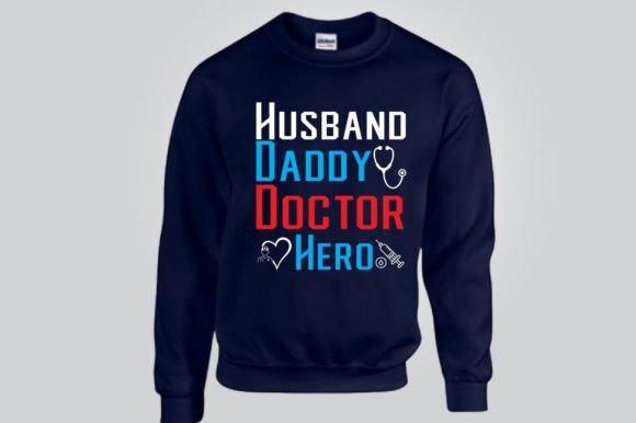 HUSBAND DADDY DOCTOR HERO, SVG Graphics