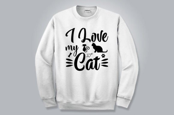 I LOVE MY CAT, SVG