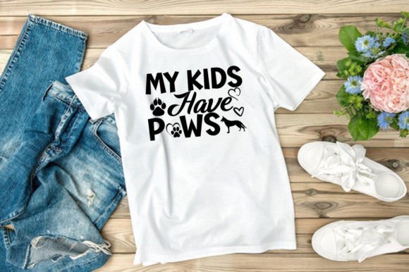 MY KIDS HAVE PAWS Graphics: T-Shirt Designs That Build Local Brand Warmth