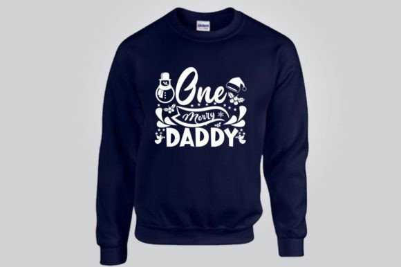 ONE MERRY DADDY, SVG: Graphics for T-Shirt Designs