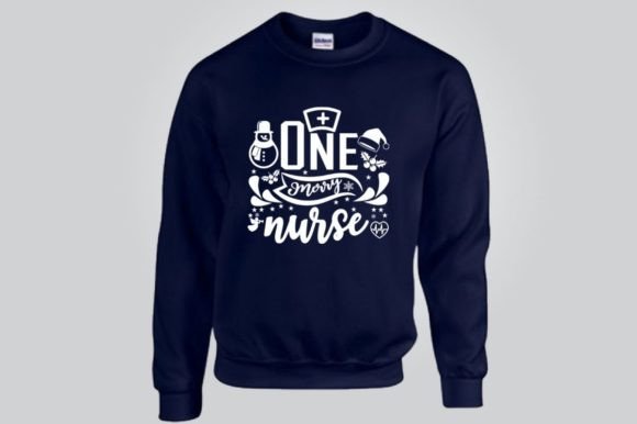 One Merry Nurse, SVG: Graphics for T-Shirt Designs