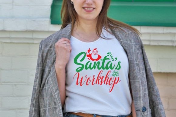 SANTA’S WORKSHOP, SVG: Festive Graphics for Local Business Branding